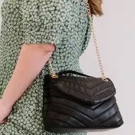 MC- Quilted Shoulder Handbag