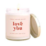 LOVE YOU 9 OZ SOY CANDLE