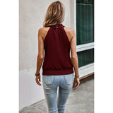 OPEN SHOULDER RUCHED TOP