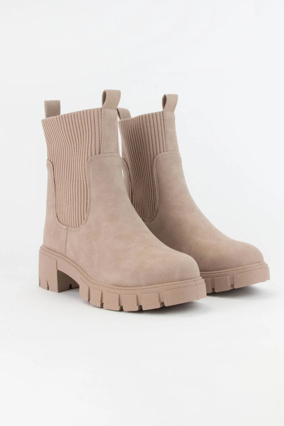 TAUPE RENLEY BOOTIE